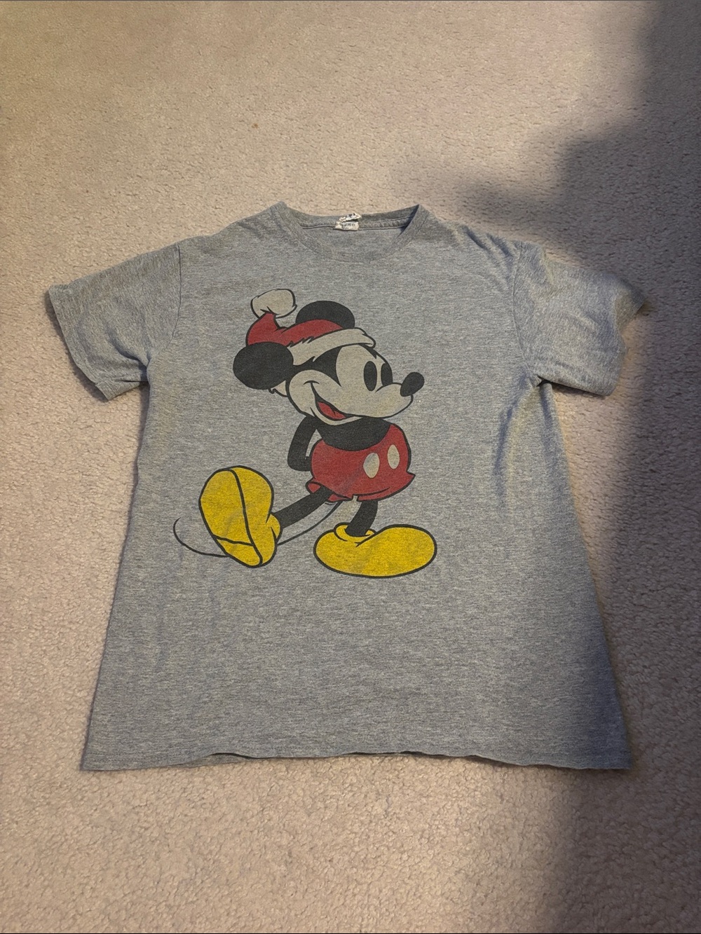 Delta Kids Grey Mickey Mouse Holiday Graphic Tee